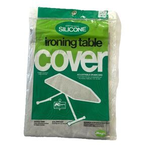 VTG Magla Kmart Silicone Ironing Board Table Cover 54" Scorch Resistant Drawcord